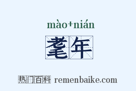 耄年是什么意思的图片